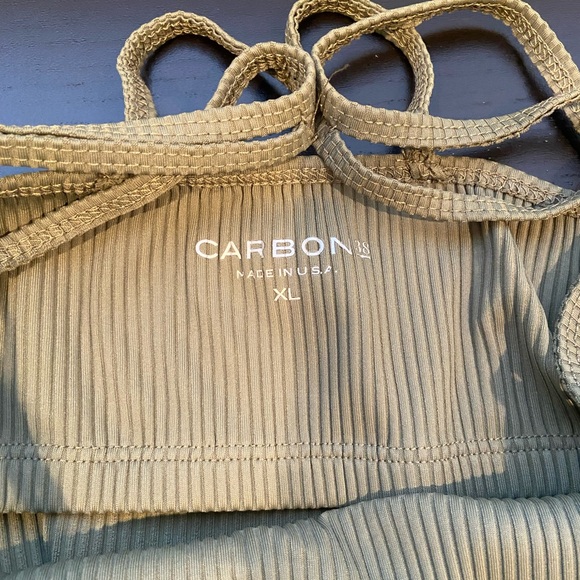 Carbon38 Ribbed Cami Bra - Picture 6 of 6